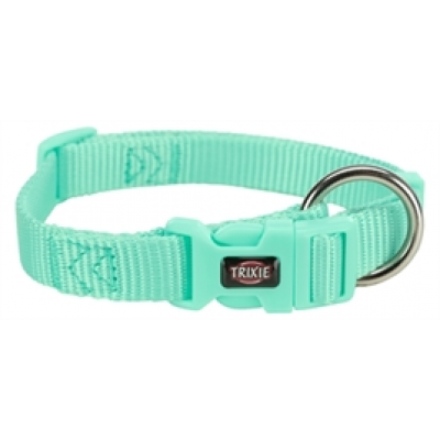 TRIXIE HALSBAND HOND PREMIUM MINTGROEN 25-40X1,5 CM